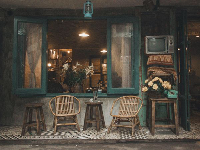 Quán cà phê cổ điển, nét đẹp của thời gian