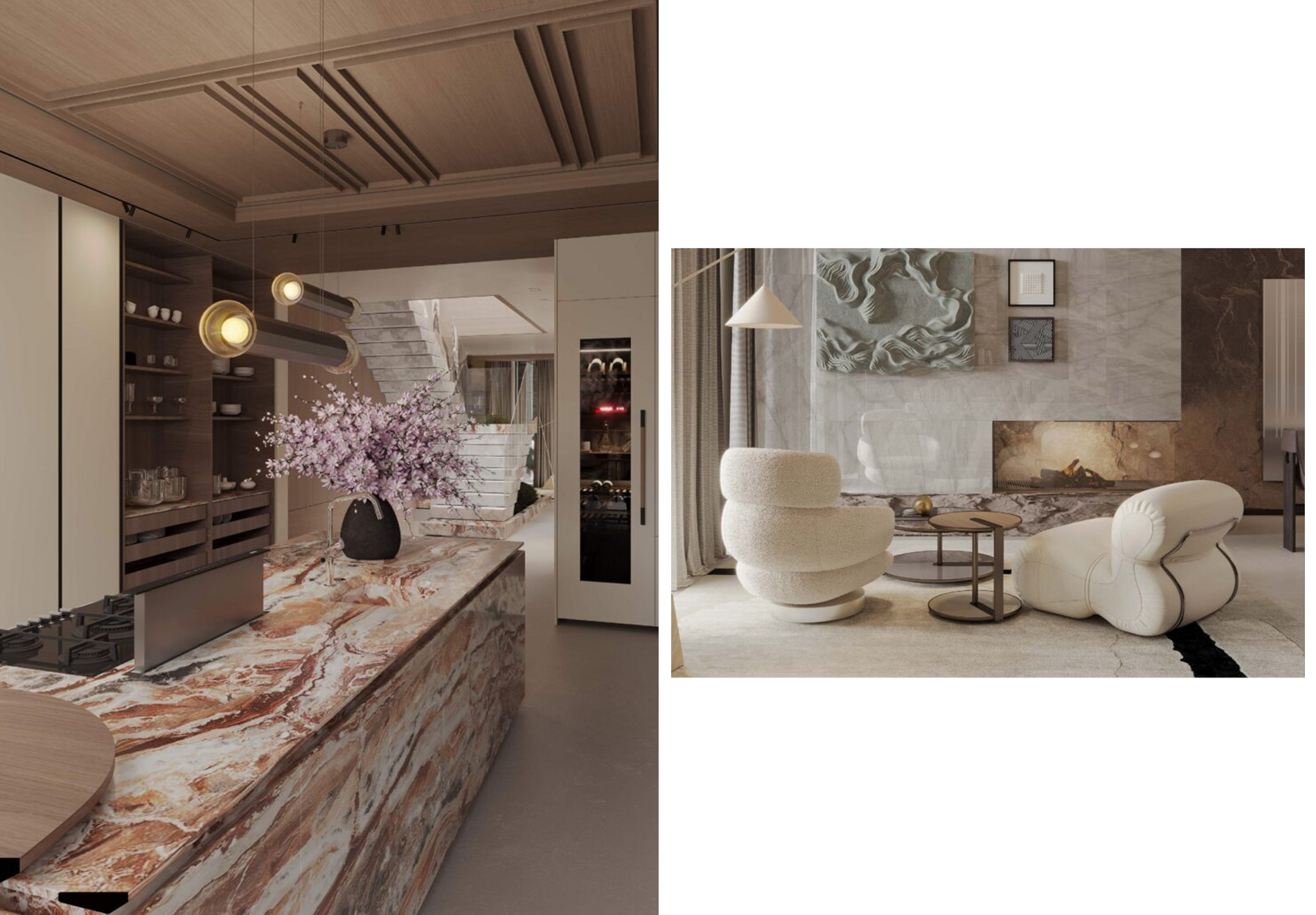 View of Luxury Penthouse with City Skyline View - Pinterest