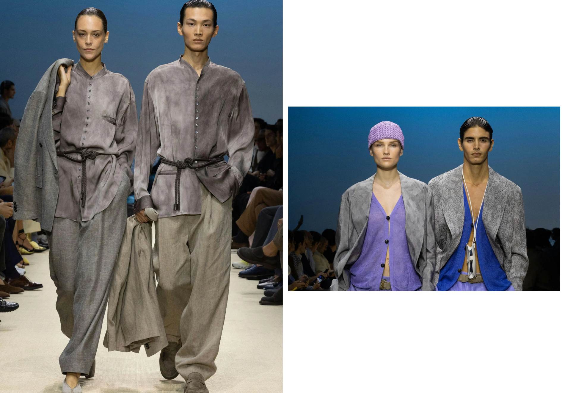 Giorgio Armani spring/summer 2026 redefines elegance with soft power in ...