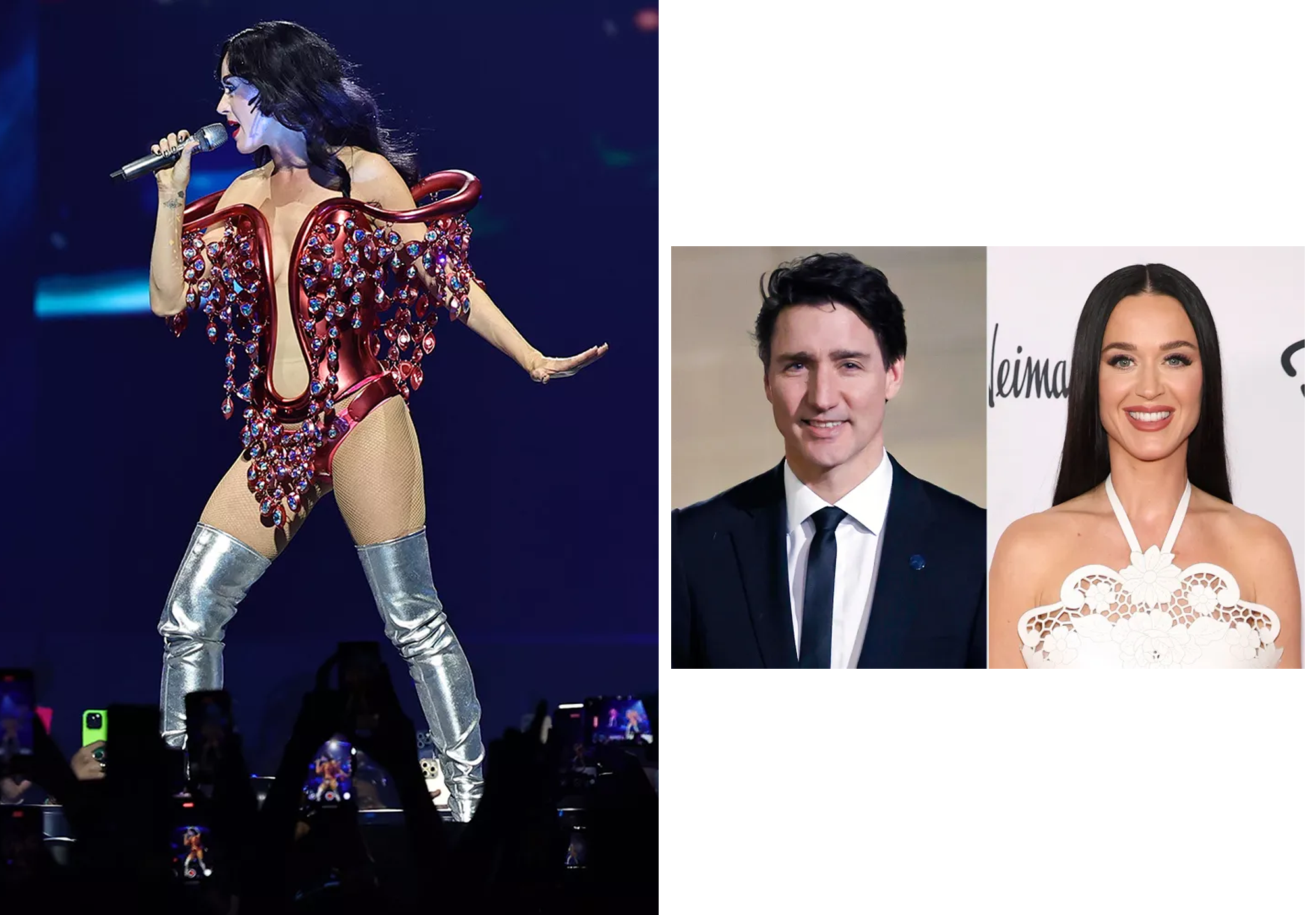 Justin Trudeau spotted at Katy Perry’s Lifetimes tour in Montreal ANA