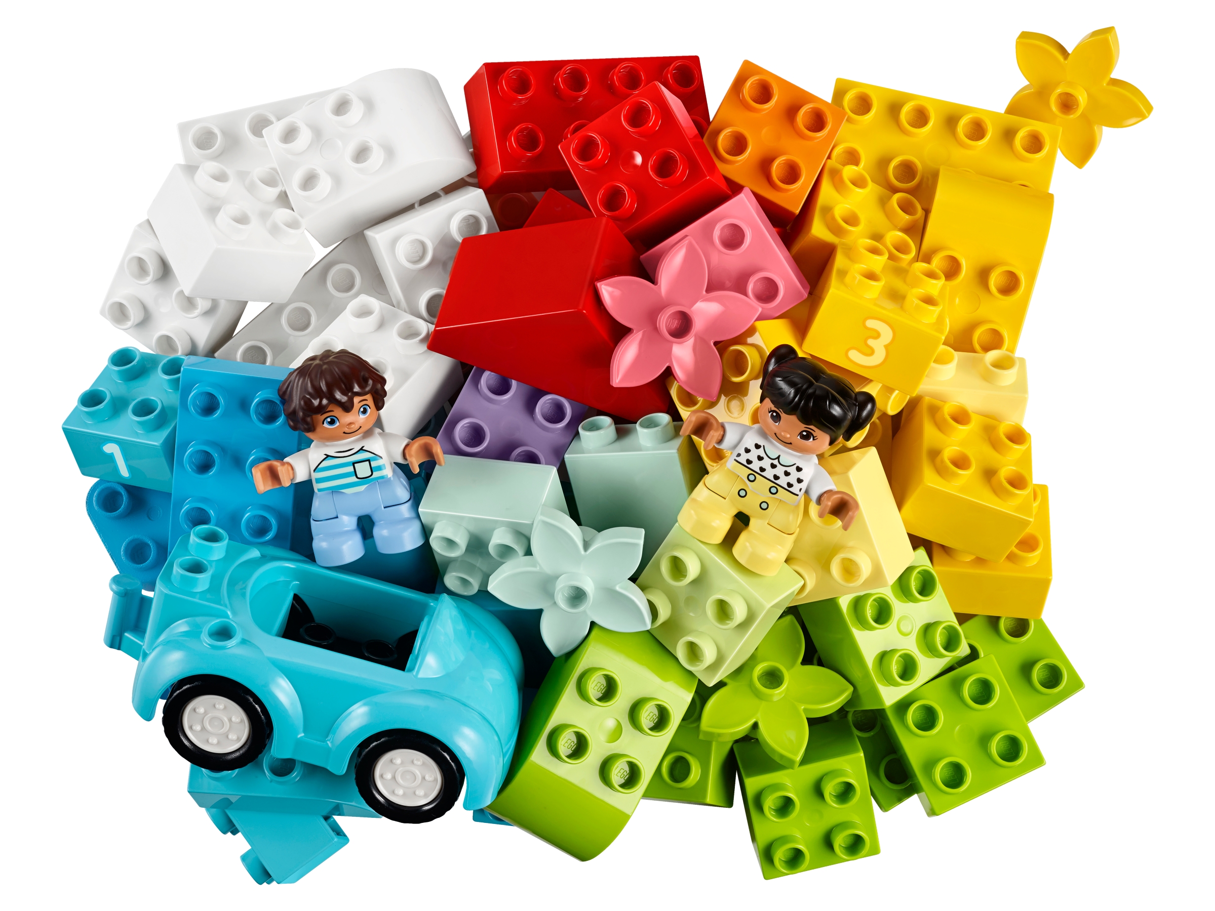 Scatola di mattoncini LEGO DUPLO con grandi mattoncini per bambini in età prescolare