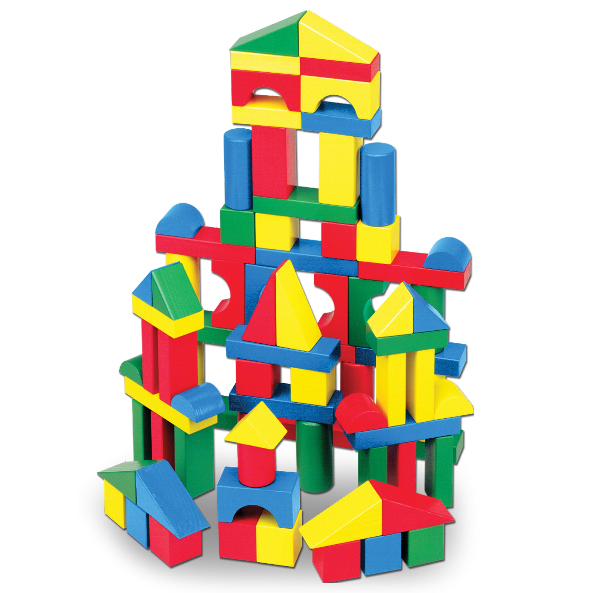 Set di blocchi di costruzione in legno da 100 pezzi Melissa and Doug