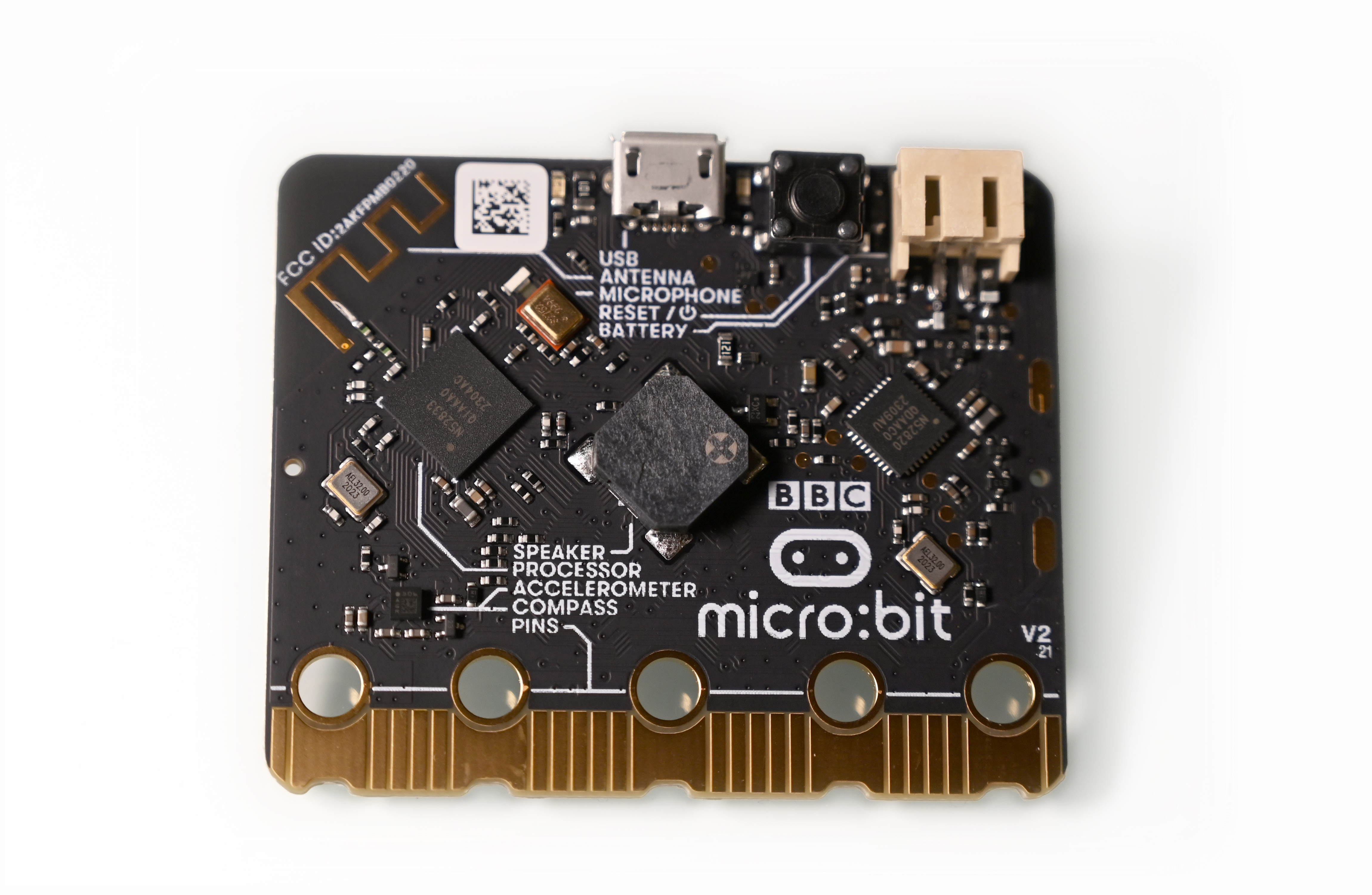 BBC micro:bit v2 board — original product photo