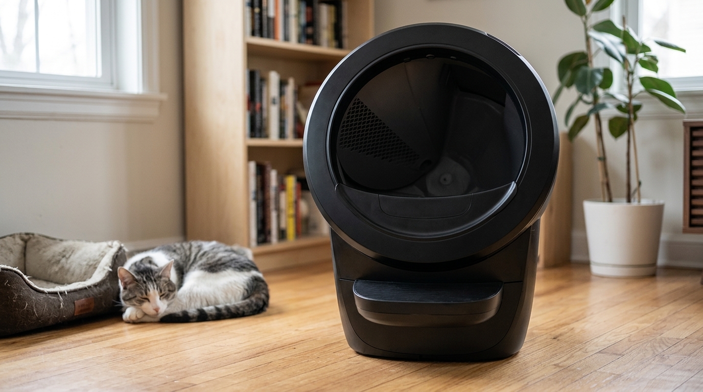Thùng cát tự động Litter-Robot 4 tự làm sạch (cho mèo lớn) — hình minh họa gốc