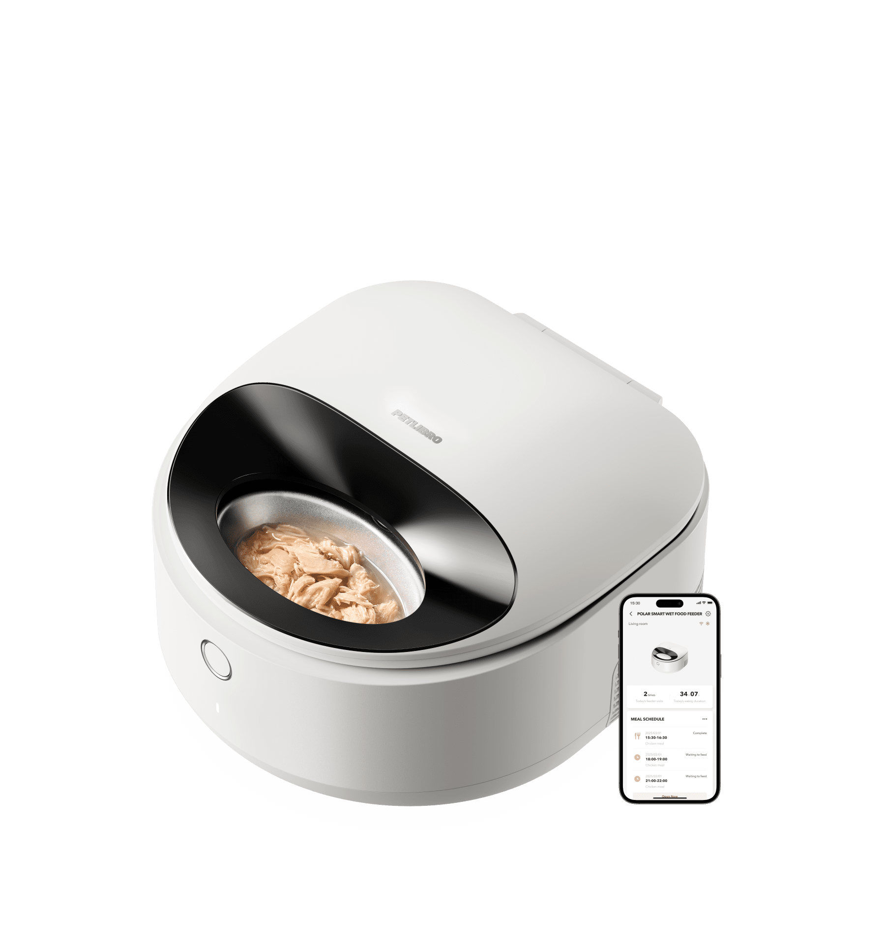 Máy cho ăn tự động thức ăn ẩm tủ lạnh PETLIBRO Polar, ảnh sản phẩm chính thức