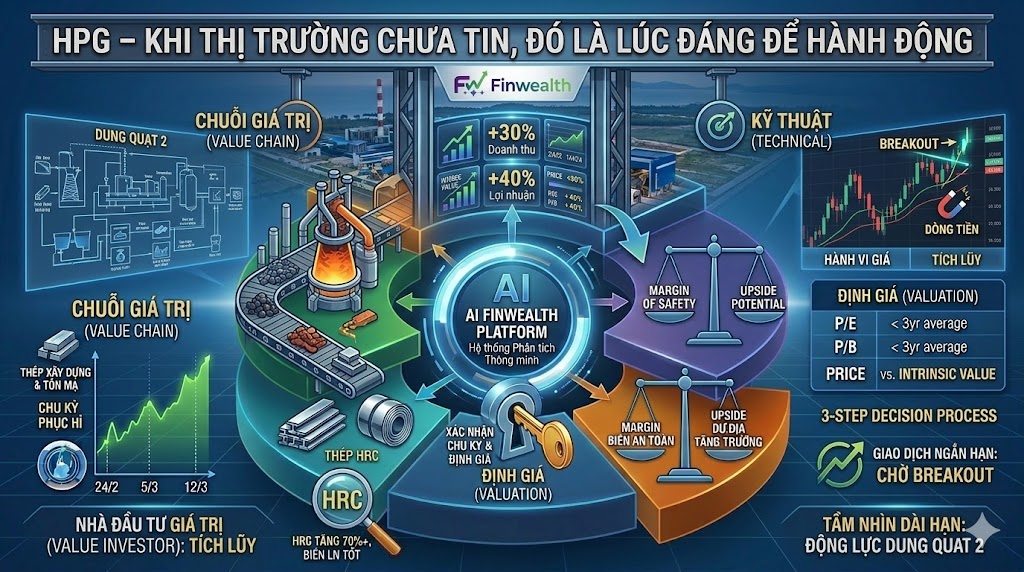 HPG – Khi thị trường chưa tin, đó là lúc đáng để hành động.