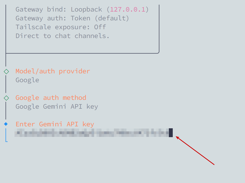 Nhập Gemini API Key