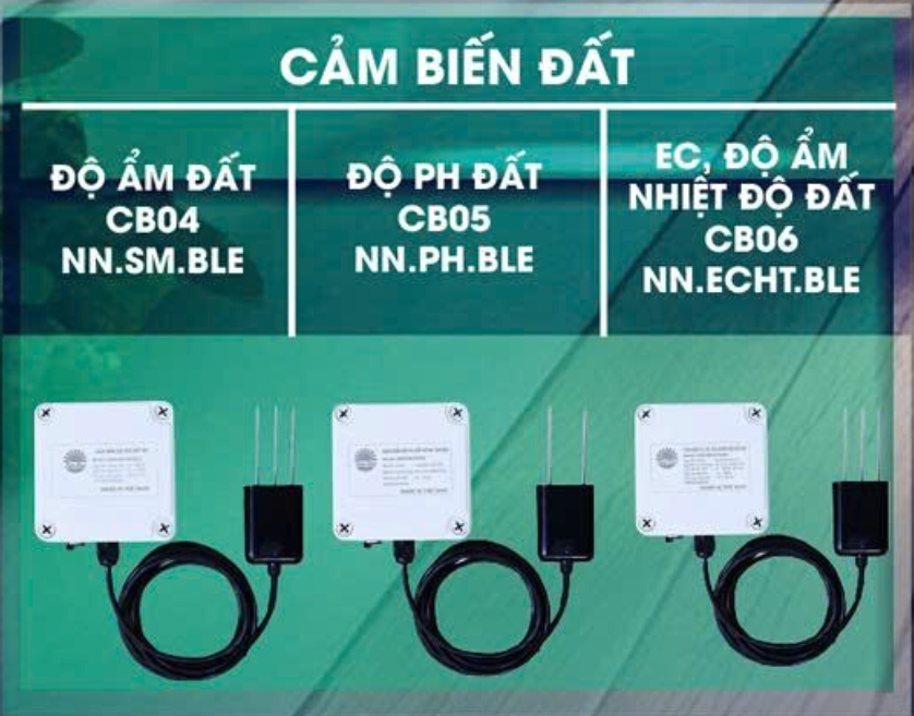 Bộ ba cảm biến đất thông minh - Quản lý đất cho cây trồng tươi tốt