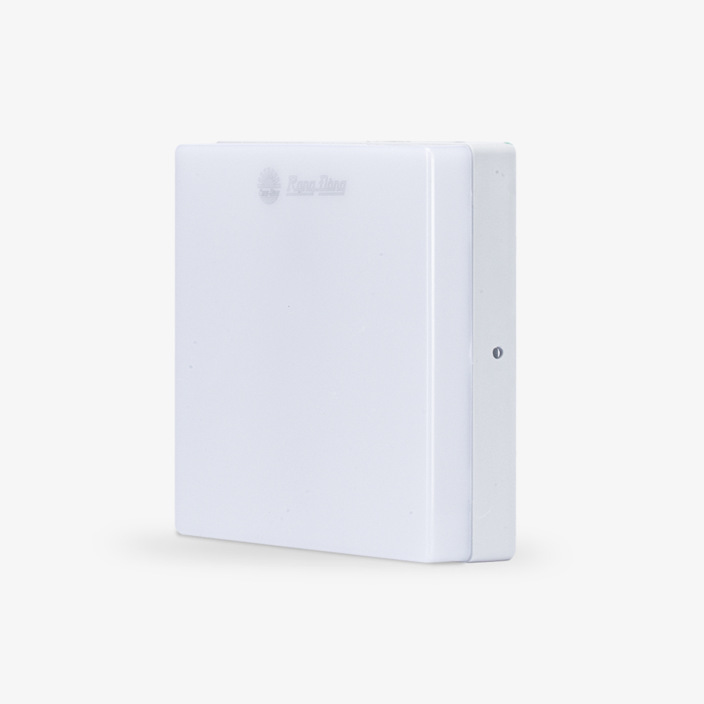 Đèn LED ốp trần vuông đổi màu đế nhôm