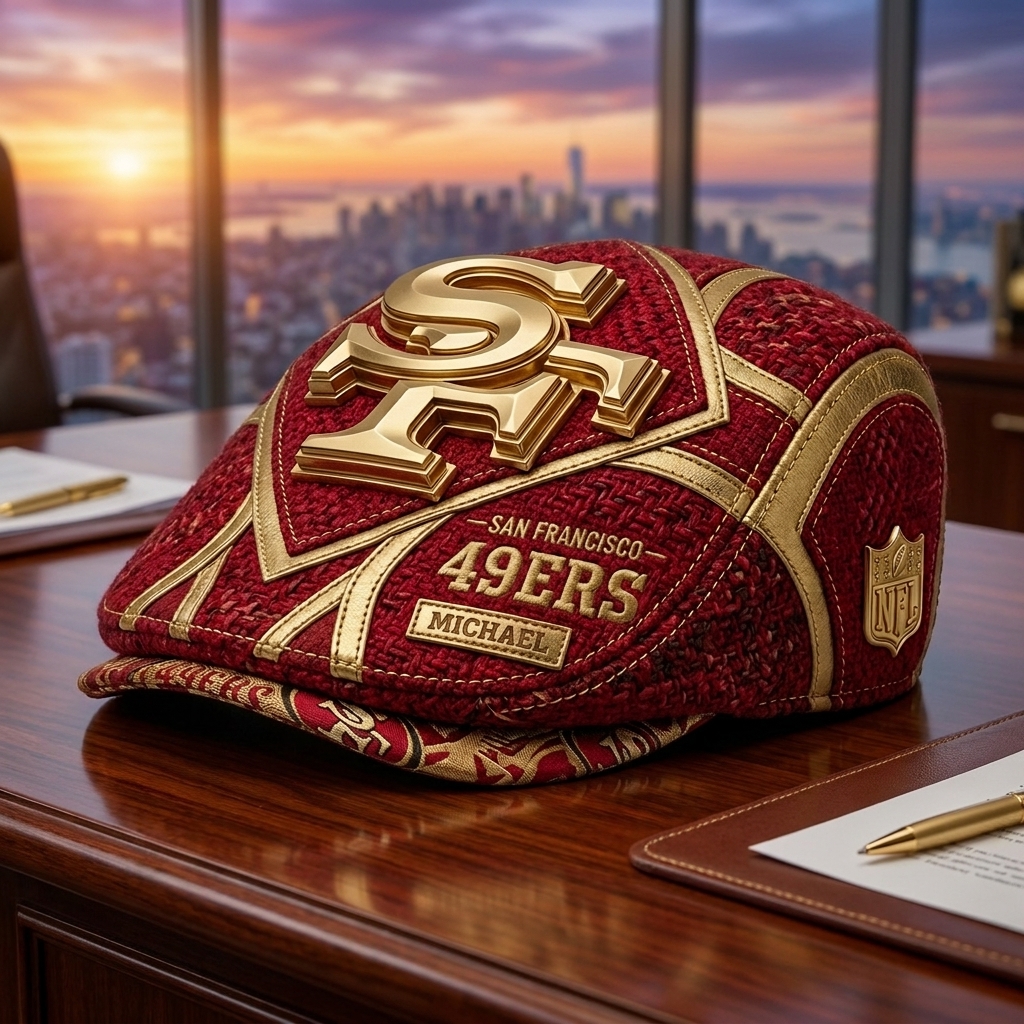 San Francisco 49ers Premium NFL Game Day Jeff Cap | The Viral Stash