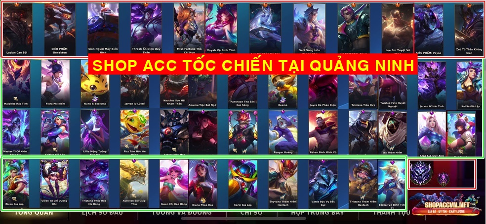 Mua Acc Tốc Chiến Giá Rẻ Tại Quảng Ninh - Shop Acc Tốc Chiến Uy Tín