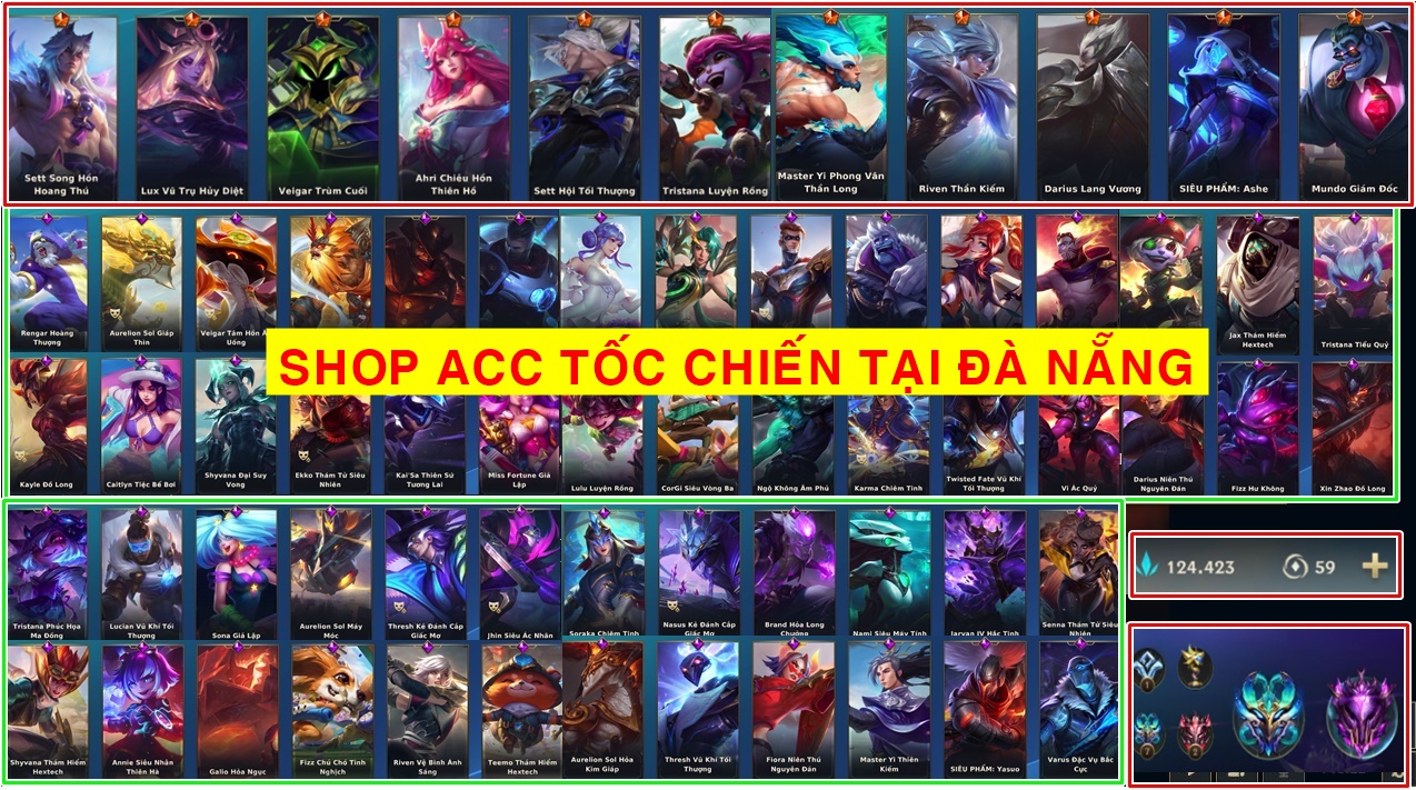 Shop Acc Tốc Chiến - Mua Acc Tốc Chiến Giá Rẻ Tại Đà Nẵng