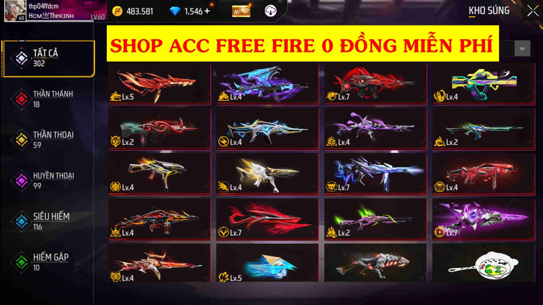 Shop Acc Free Fire 0 Đồng Mới Nhất 2025 - Cơ Hội Sở Hữu Acc Free Fire Miễn Phí