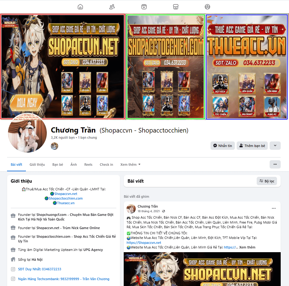 Liên hệ admin shopaccvn.net