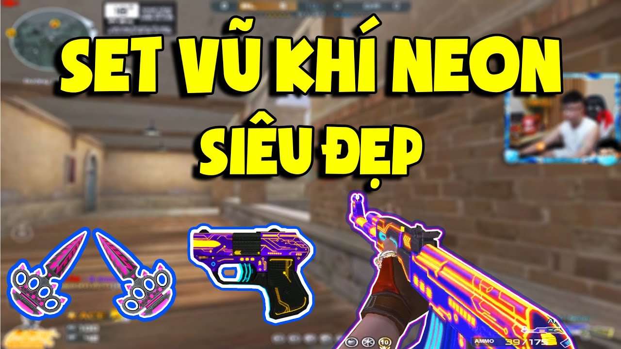 set vũ khí neon cf