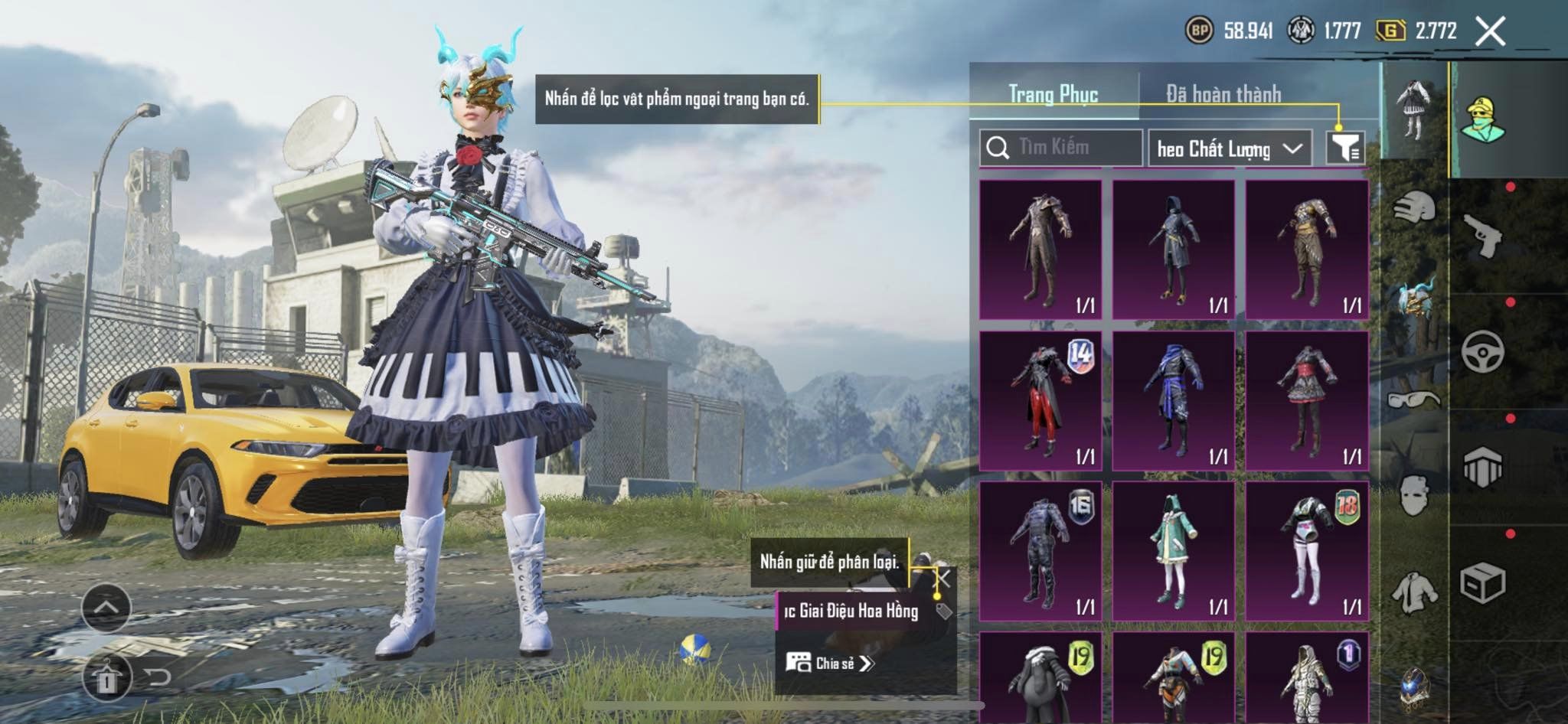 Mua nick pubg mobile chất lượng