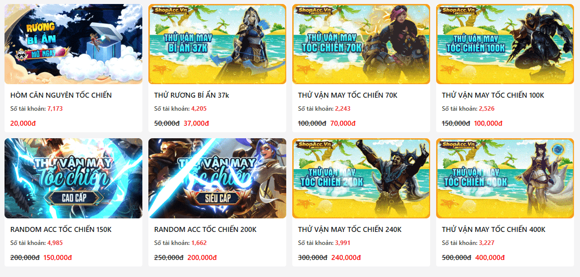 random tốc chiến