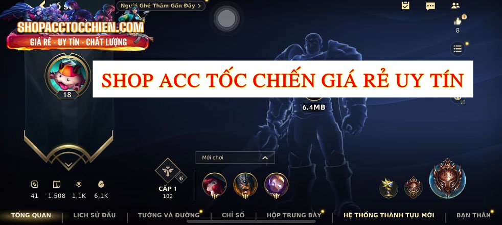 mua acc tốc chiến uy tín