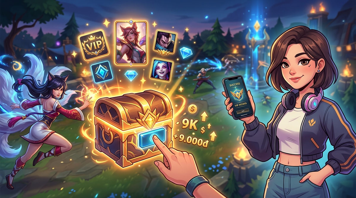 Mua Random Acc Tốc Chiến: Thử Vận May 9K, Nhận Acc VIP