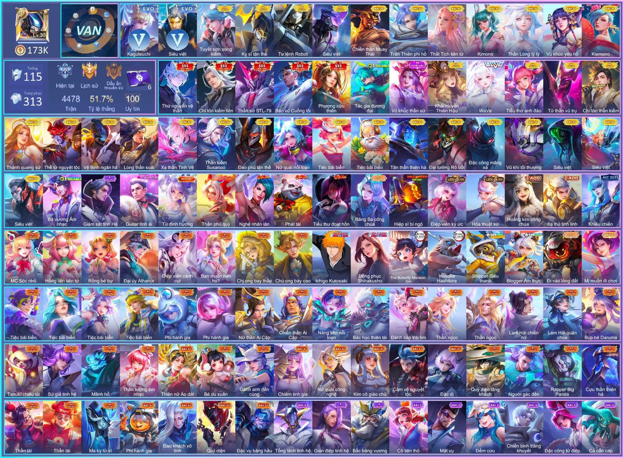 Shop acc liên quân uy tín 10k
