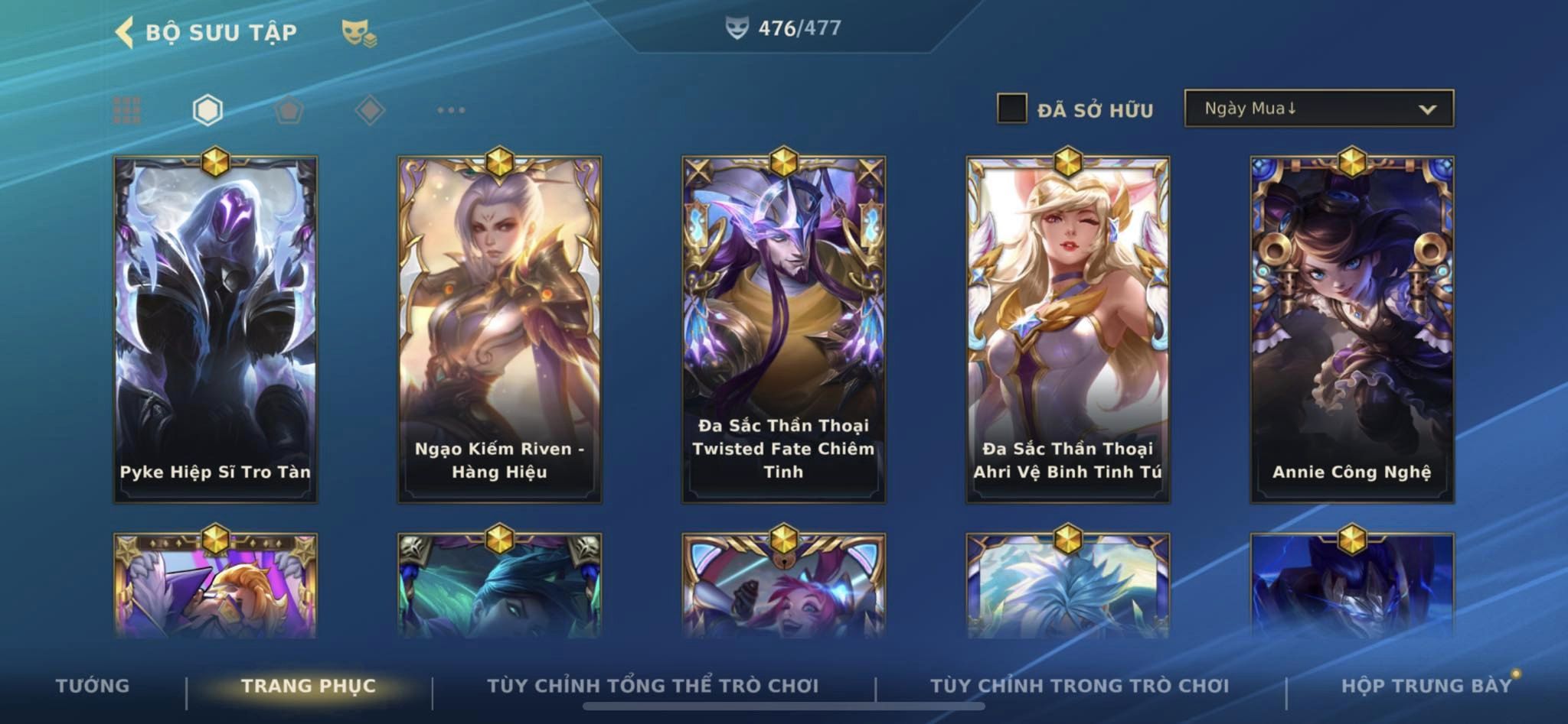 acc tốc chiến full skin