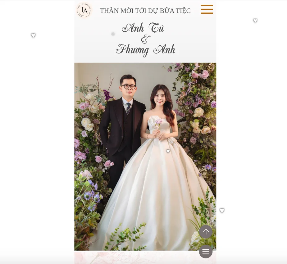 Giao diện Flowers - Gói Basic