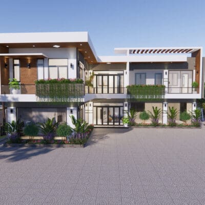 Biệt thự vườn phong cách hiện đại 5 phòng ngủ 18x16m | BG444