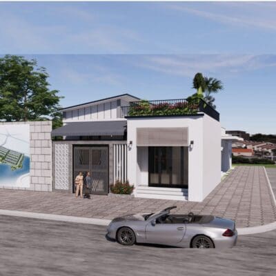 Nhà cấp 4 hiện đại 2 phòng ngủ đẹp 7,9x9m | BG328