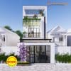 Nhà phố hiện đại 2,5 tầng 3 phòng ngủ 5.5x20 | BG399