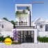 Nhà phố hiện đại 2,5 tầng 3 phòng ngủ 5.5x20 | BG399
